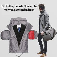 Laden Sie das Bild in den Galerie-Viewer, Cabrio Kleidersack mit nasser Tasche, Cuff on Garment Duffel Bag für Männer &amp; Frauen