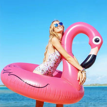 Laden Sie das Bild in den Galerie-Viewer, Flamingo Schwimmring und Aufblasbarer Getränkehalter