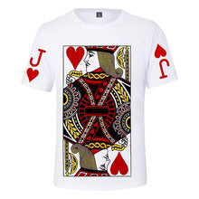 Laden Sie das Bild in den Galerie-Viewer, Sommer 3D Poker lose T-Shirt