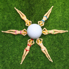 Laden Sie das Bild in den Galerie-Viewer, Lustige Bikini-Mädchen Golf-Tee (6 Stück)