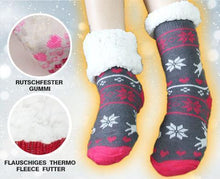 Laden Sie das Bild in den Galerie-Viewer, Thermo Fleece Super Weiche Slipper Socken