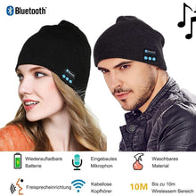 Laden Sie das Bild in den Galerie-Viewer, Warm gestrickte Bluetooth 5.0 Smartphone Mütze
