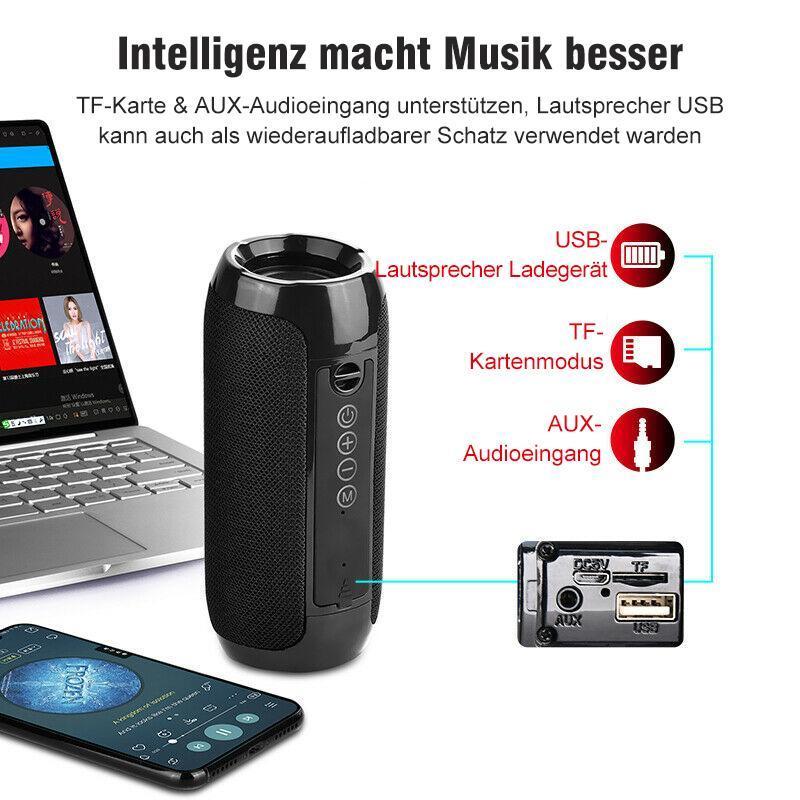 Tragbarer Mini-Lautsprecher ( Bluetooth / Micro SD / AUX )