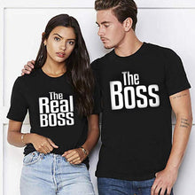 Laden Sie das Bild in den Galerie-Viewer, &quot;The Boss&quot;, &quot;The real Boss&quot; lustiges T- Shirt