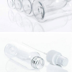 Transparente Plastiksprühflaschen