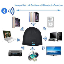 Laden Sie das Bild in den Galerie-Viewer, Warm gestrickte Bluetooth 5.0 Smartphone Mütze