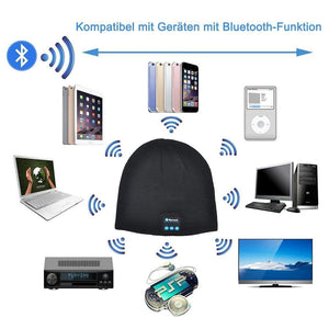 Warm gestrickte Bluetooth 5.0 Smartphone Mütze