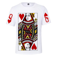 Laden Sie das Bild in den Galerie-Viewer, Sommer 3D Poker lose T-Shirt