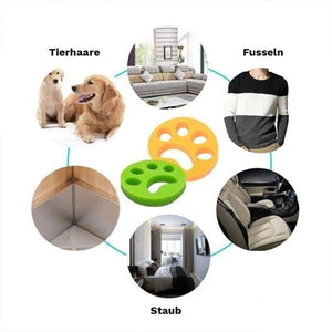 Fusselpfote: Tierhaare beim Waschen und Trocknen entfernen