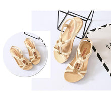 Laden Sie das Bild in den Galerie-Viewer, Gute Qualität Frauen Sommer Komfort Sandalen Schuhe
