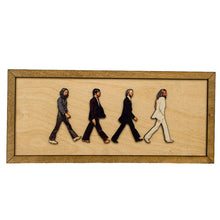 Laden Sie das Bild in den Galerie-Viewer, Gerahmtes Abbey Road-Porträt der Beatles
