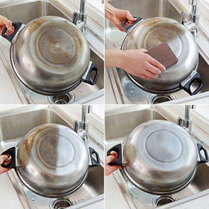 Magisches Küchenrostentfernungswerkzeug Schmirgelschwammbürste(5 Stück)